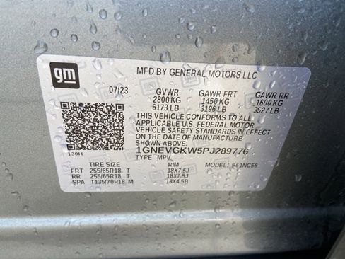 Used 2023 Chevrolet Traverse LT w/ LPO, Cargo Package AWD/4WD image 32