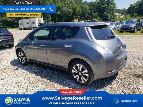 Used 2015 Nissan Leaf SL w/ Premium Package FWD image 3