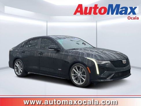Used 2023 Cadillac CT4 V w/ Navigation Package RWD image 1
