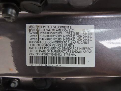 Certified 2022 Honda Pilot Special Edition image 30