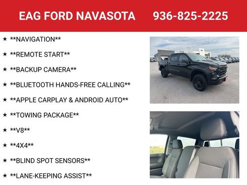 Used 2025 Chevrolet Silverado 1500 Custom Trail Boss w/ LPO, Dark Essentials Package image 4