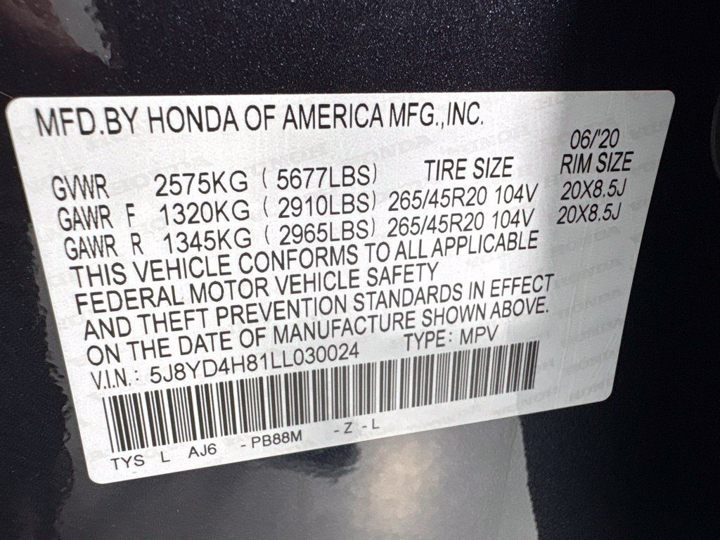 Used 2020 Acura MDX w/ Advance Package AWD/4WD image 10