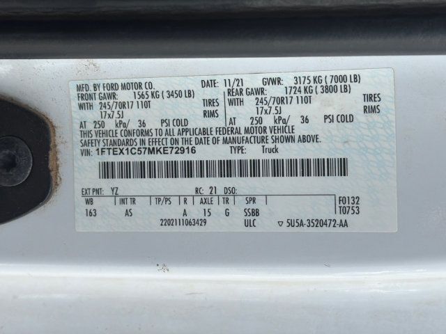Used 2021 Ford F150 XL w/ Equipment Group 101A High RWD image 34