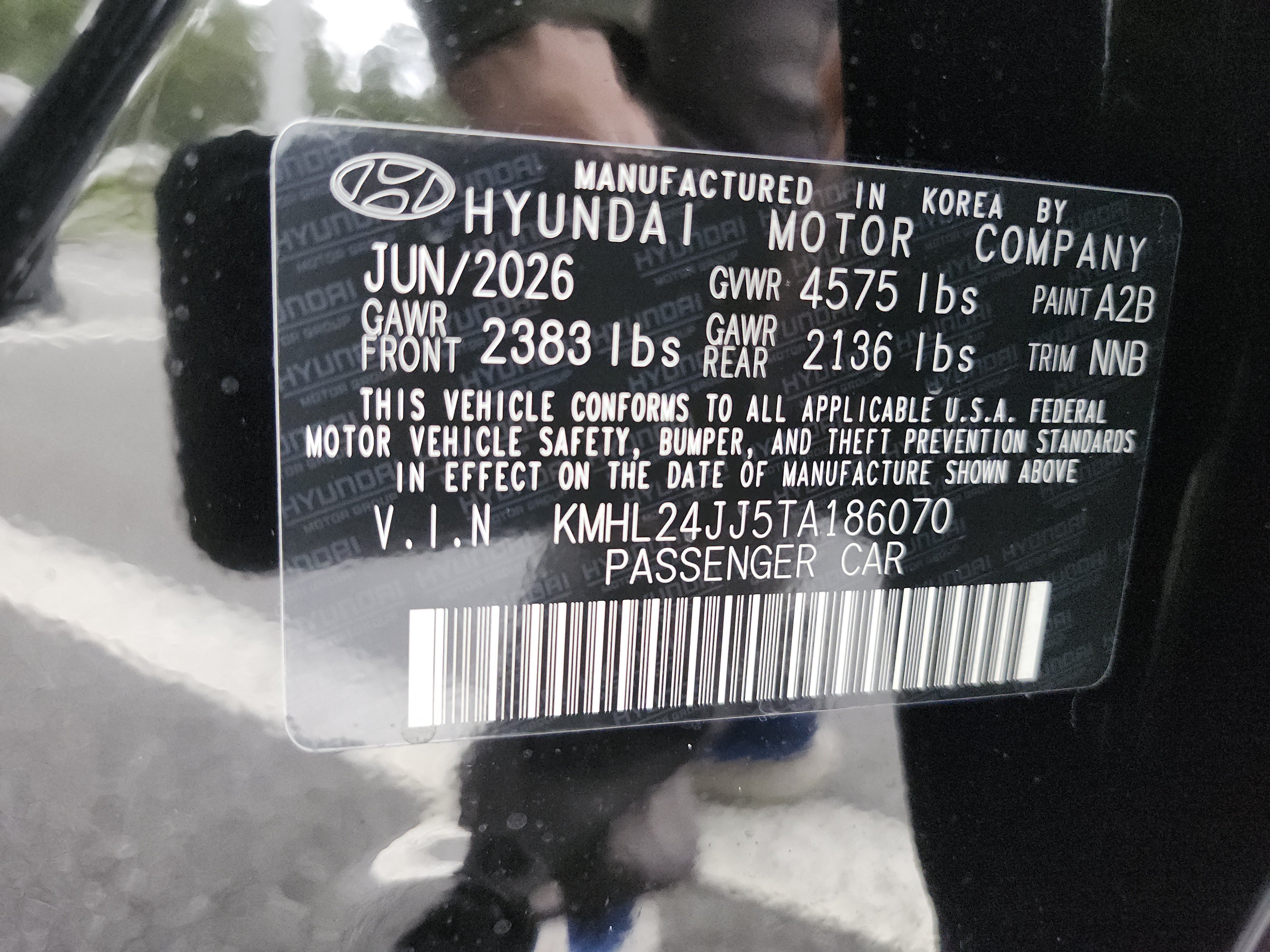 New 2026 Hyundai Sonata Blue FWD image 22