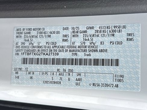 New 2026 Ford Transit 350 148 High Roof Extended w/ HVAC Trade Package image 34