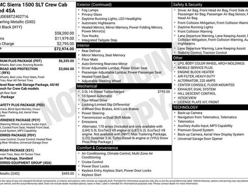 New 2026 GMC Sierra 1500 SLT w/ SLT Premium Plus Package AWD/4WD image 18