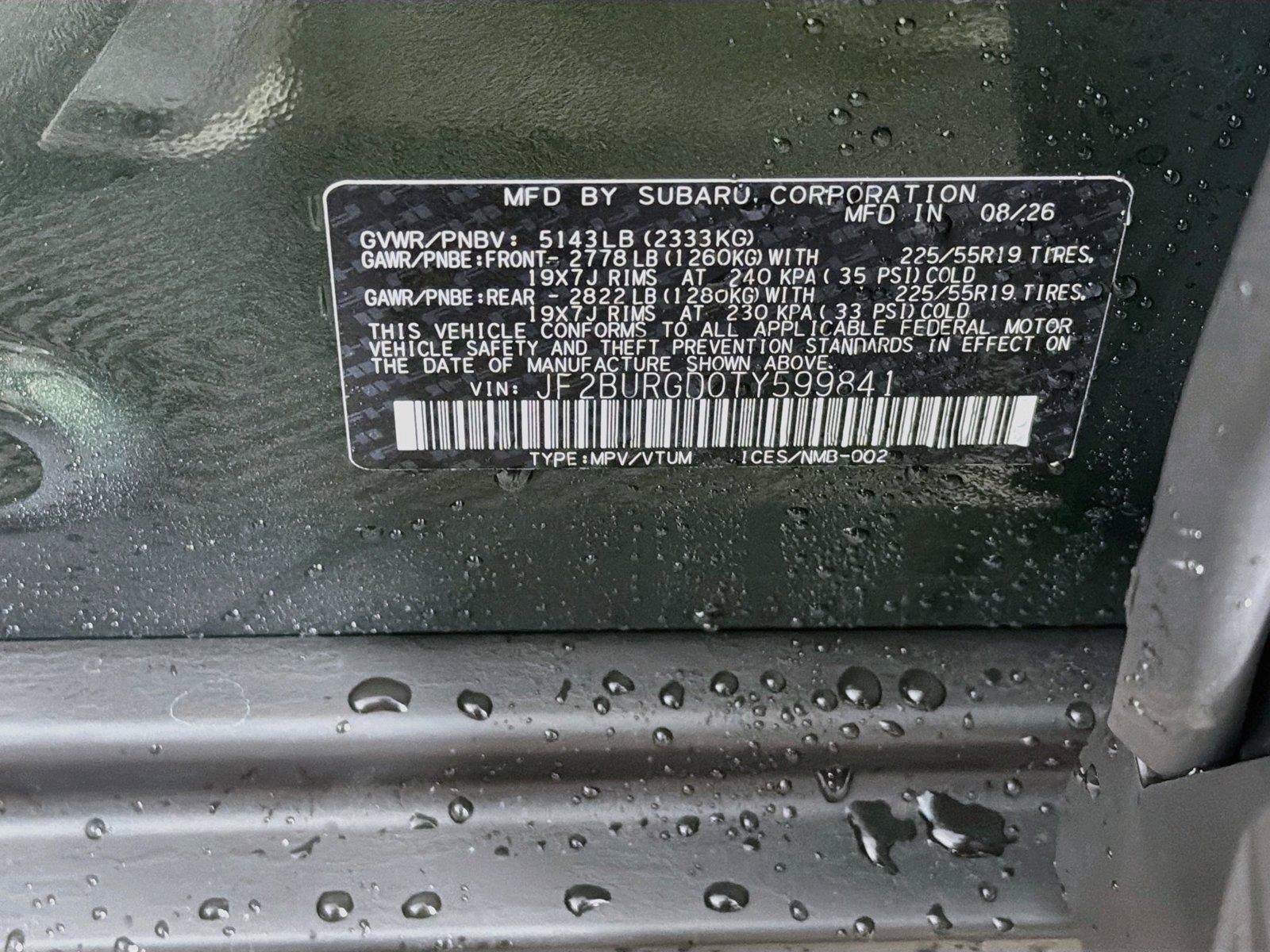 New 2026 Subaru Outback Limited XT AWD/4WD image 38