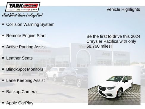 Certified 2024 Chrysler Pacifica Touring-L image 12