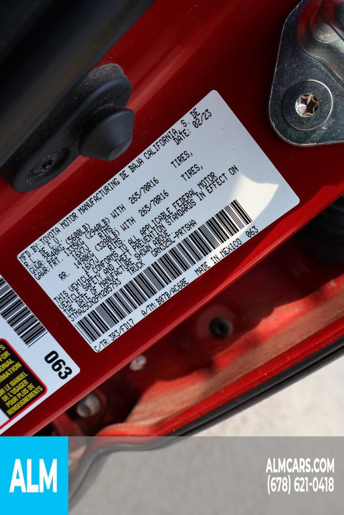 Used 2023 Toyota Tacoma TRD Off-Road w/ Technology Package RWD image 38