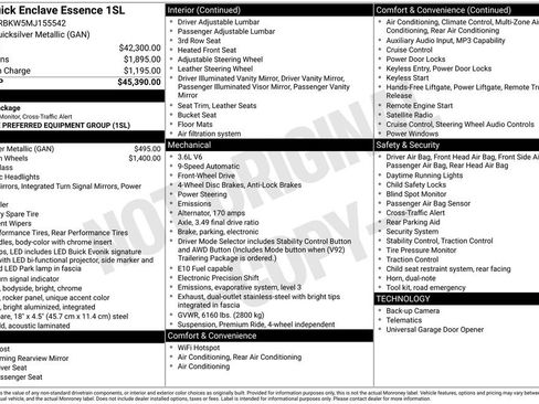 Used 2021 Buick Enclave Essence image 5