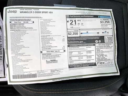 New 2026 Jeep Wrangler Sport image 14