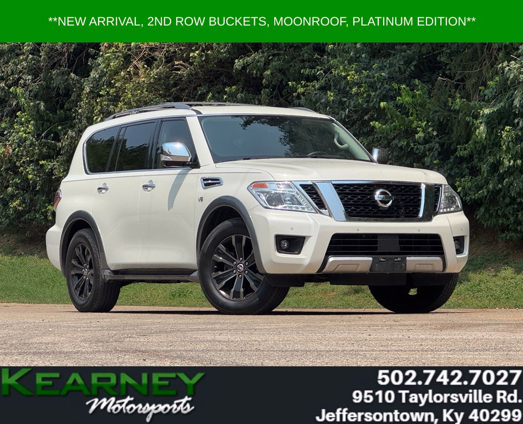 Used 2018 Nissan Armada Platinum w/ Captain Seat Package AWD/4WD image 1