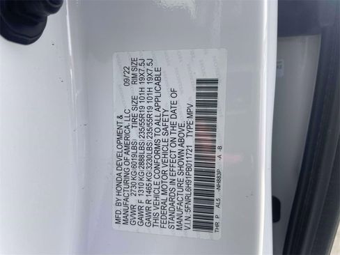 Certified 2023 Honda Odyssey Elite image 18