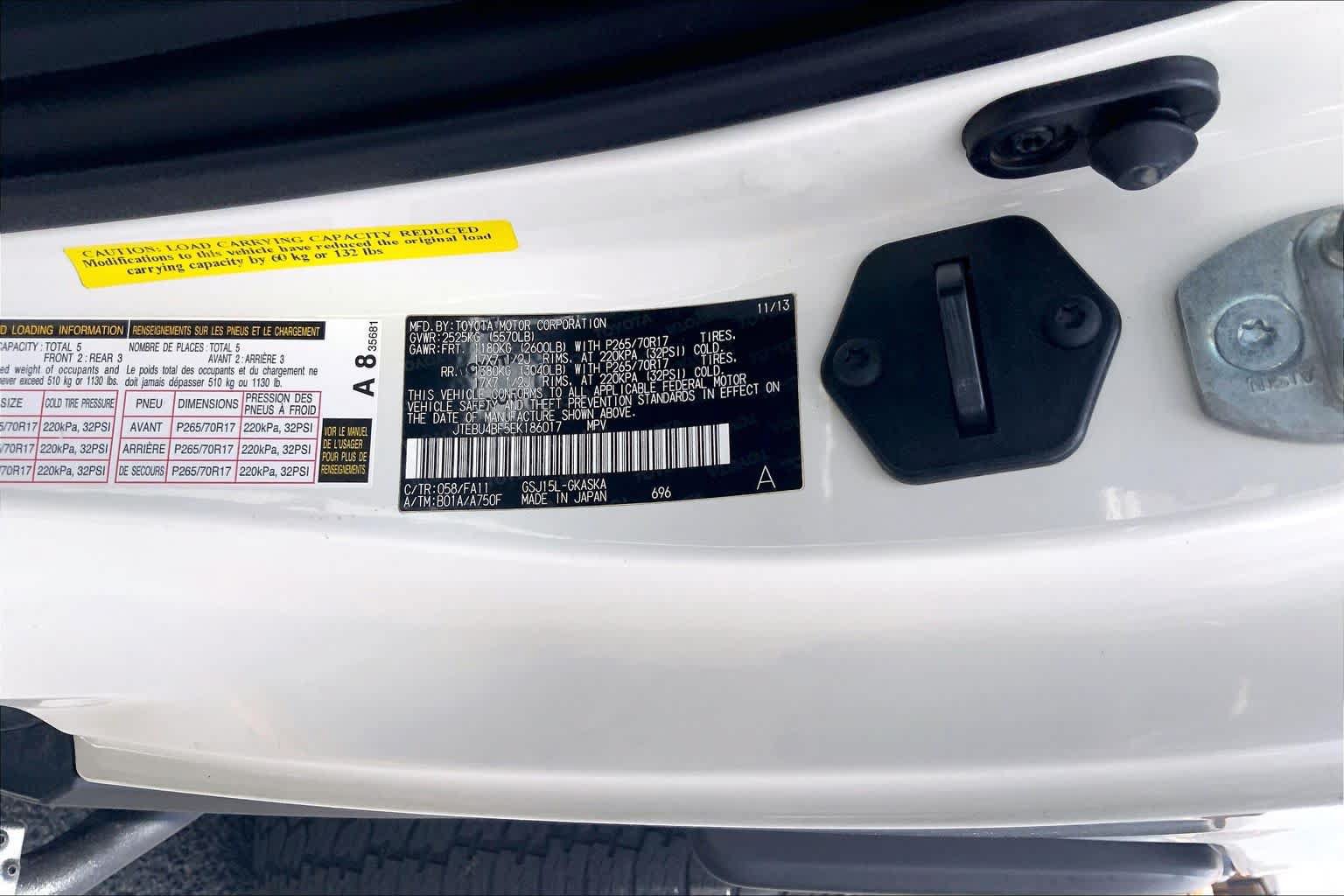 Used 2014 Toyota FJ Cruiser 4WD w/ Upgrade Package image 36