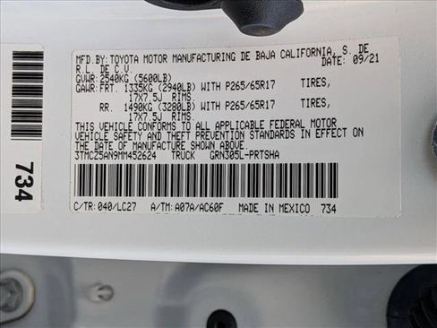 Used 2021 Toyota Tacoma TRD Sport w/ TRD Premium Sport Package image 24