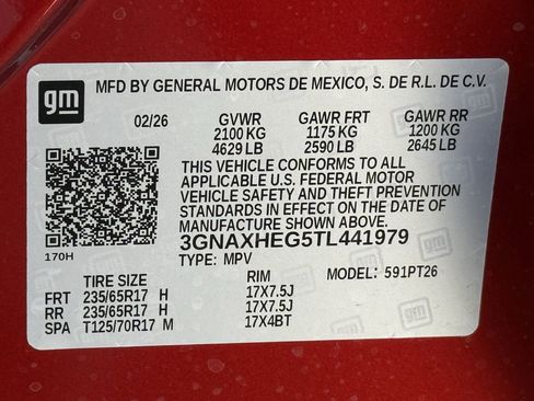 New 2026 Chevrolet Equinox LT w/ Safety and Technology Package FWD image 23