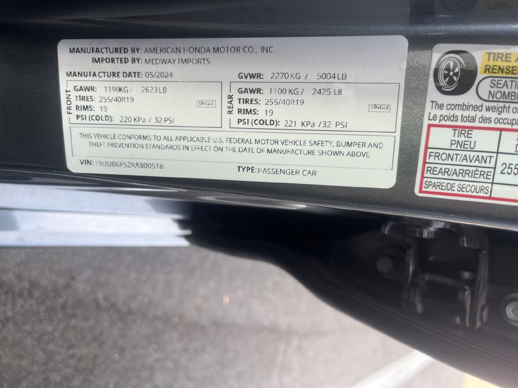 Used 2024 Acura TLX w/ A-SPEC Package AWD/4WD image 34