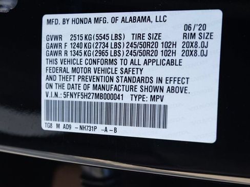 Used 2021 Honda Pilot Special Edition image 34