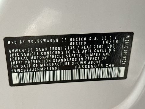 Used 2017 Volkswagen Jetta S w/ Jetta S Cold Weather Package FWD image 31