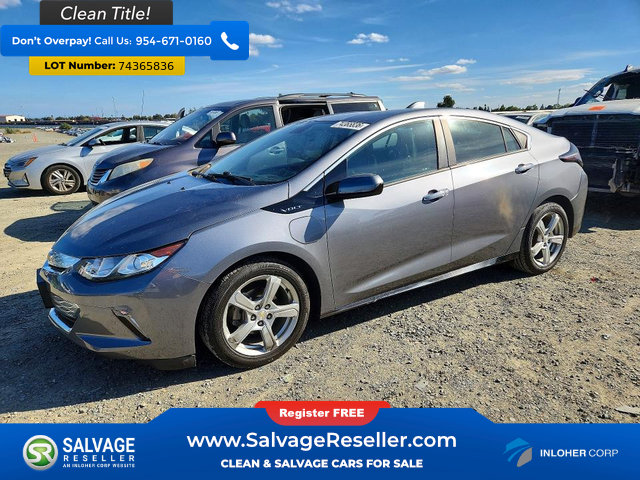 Used 2018 Chevrolet Volt LT w/ LT Driver Confidence Package FWD image 1