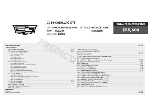 Used 2018 Cadillac XT5 Luxury w/ Driver Awareness Package FWD image 9