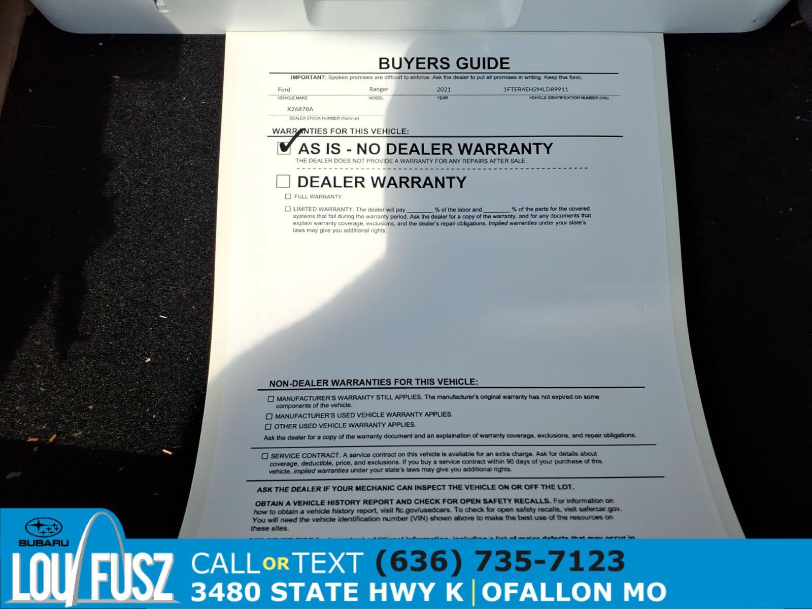 Used 2021 Ford Ranger XLT w/ Equipment Group 302A High RWD image 35