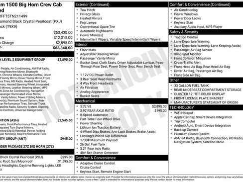 New 2026 RAM 1500 Big Horn AWD/4WD image 48