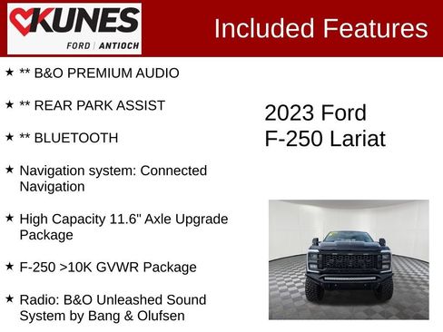 Used 2023 Ford F250 Lariat w/ Lariat Ultimate Package image 4