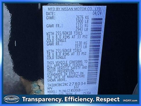 Certified 2024 Nissan Pathfinder SV image 36