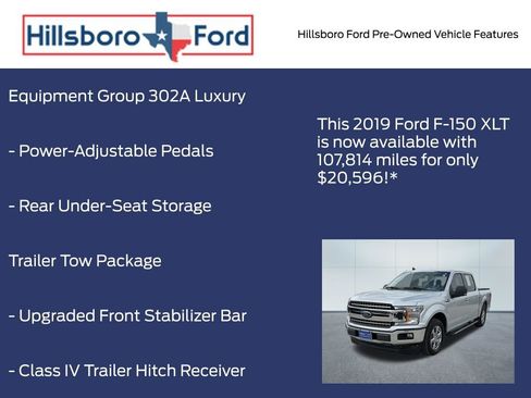 Used 2019 Ford F150 XLT w/ Equipment Group 302A Luxury RWD image 9
