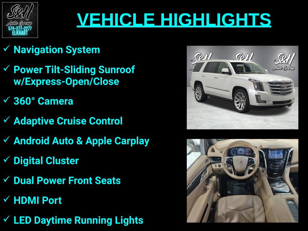 Used 2018 Cadillac Escalade Platinum AWD/4WD image 3