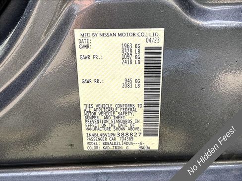 Used 2023 Nissan Altima 2.5 S FWD image 29