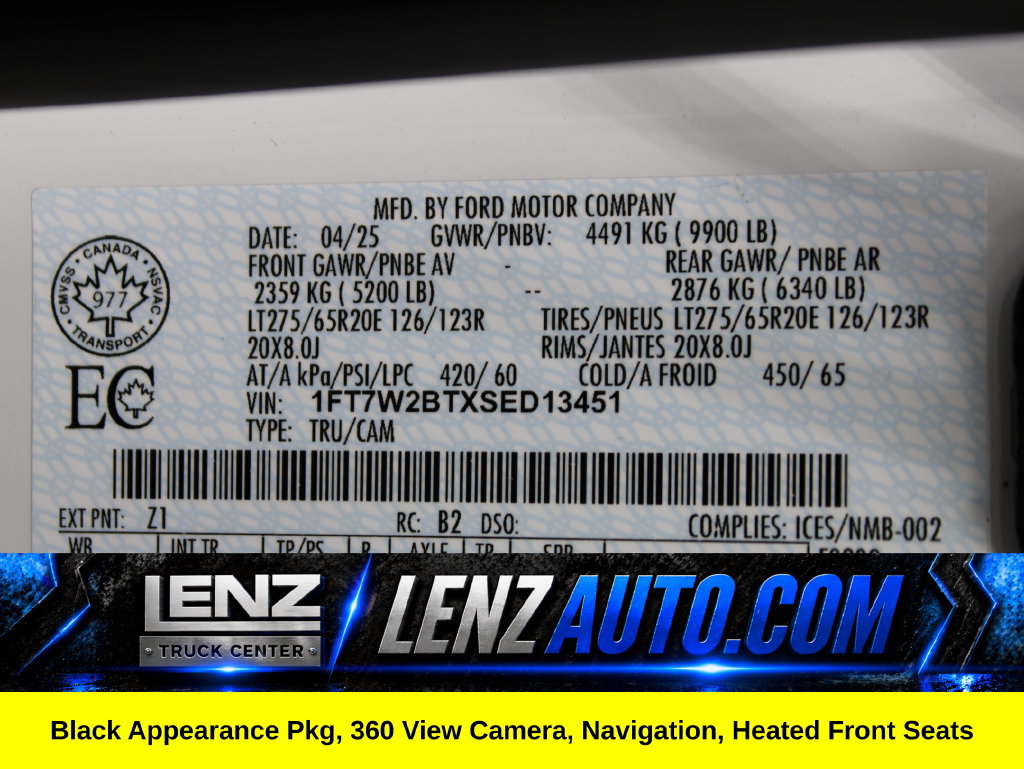 Used 2025 Ford F250 XLT w/ Black Appearance Package AWD/4WD image 80