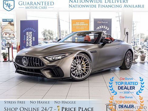 Used 2022 Mercedes-Benz SL 63 AMG 4MATIC w/ AMG Aerodynamic Package image 1
