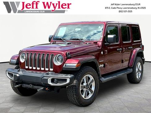 Used 2022 Jeep Wrangler Unlimited Sahara AWD/4WD image 1