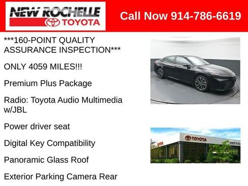 Certified 2025 Toyota Camry XLE w/ Premium Plus Package image 5