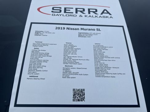 Used 2019 Nissan Murano SL image 25