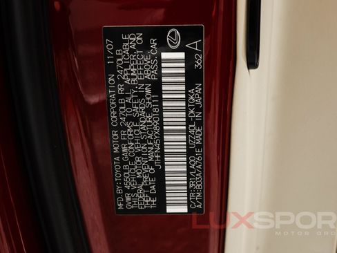 Used 2008 Lexus SC 430 Convertible RWD image 17