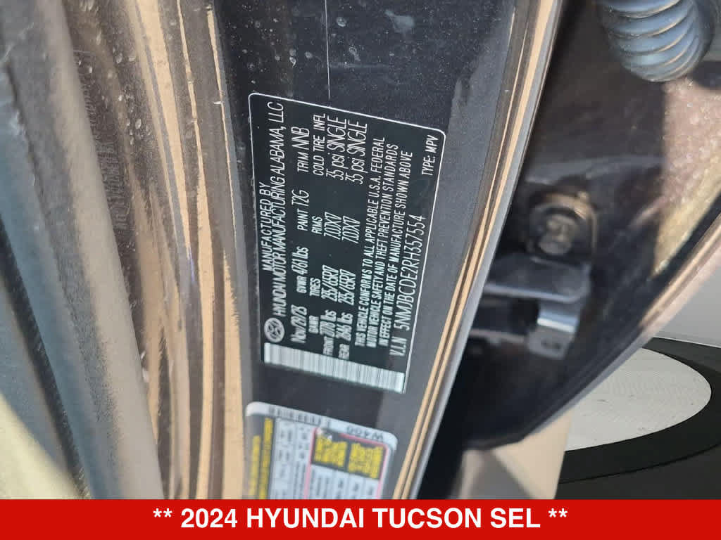 Used 2024 Hyundai Tucson SEL AWD/4WD image 34
