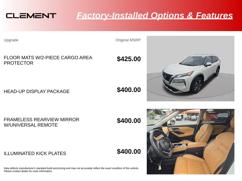 Used 2022 Nissan Rogue Platinum w/ Head-Up Display Package FWD image 8