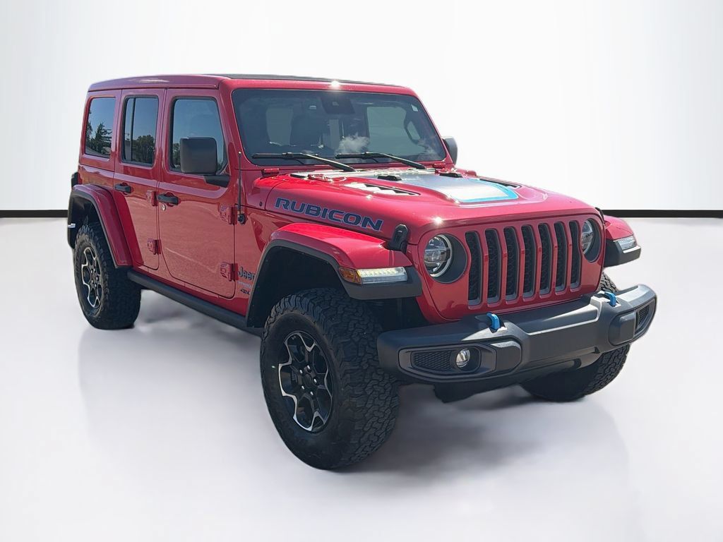 Used 2021 Jeep Wrangler Unlimited Rubicon 4xe w/ Cold Weather Group AWD/4WD image 3