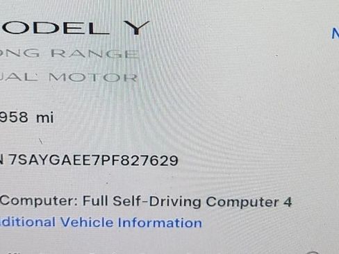 Used 2023 Tesla Model Y Long Range AWD/4WD image 2