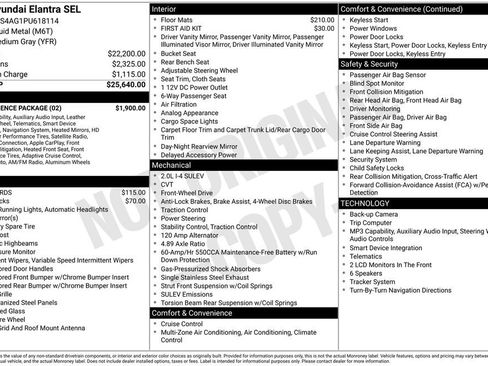 Used 2023 Hyundai Elantra SEL w/ Convenience Package FWD image 40