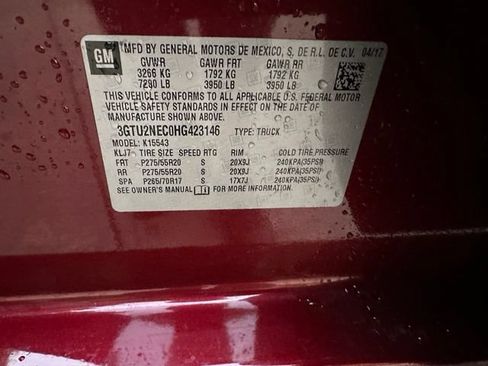 Used 2017 GMC Sierra 1500 SLT AWD/4WD image 13