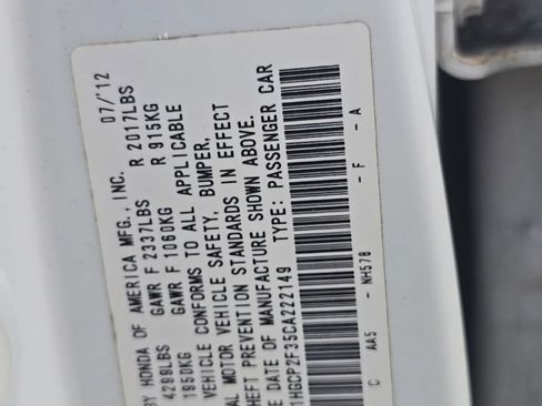 Used 2012 Honda Accord LX image 11