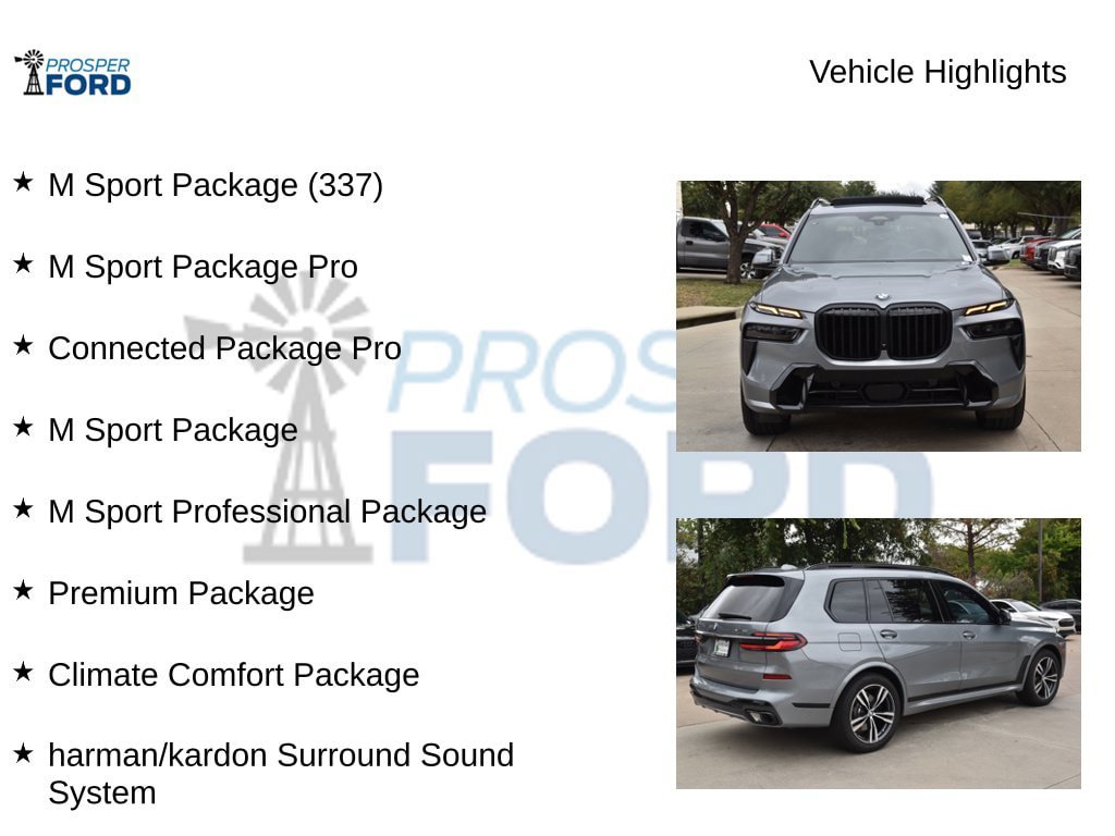 Used 2024 BMW X7 xDrive40i w/ M Sport Package AWD/4WD image 5