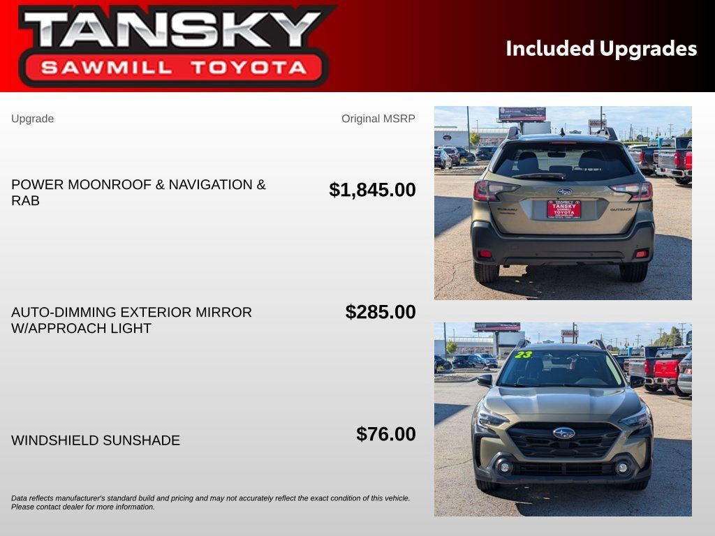 Used 2023 Subaru Outback Onyx Edition AWD/4WD image 33