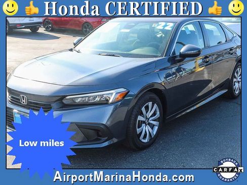 Certified 2022 Honda Civic LX image 3