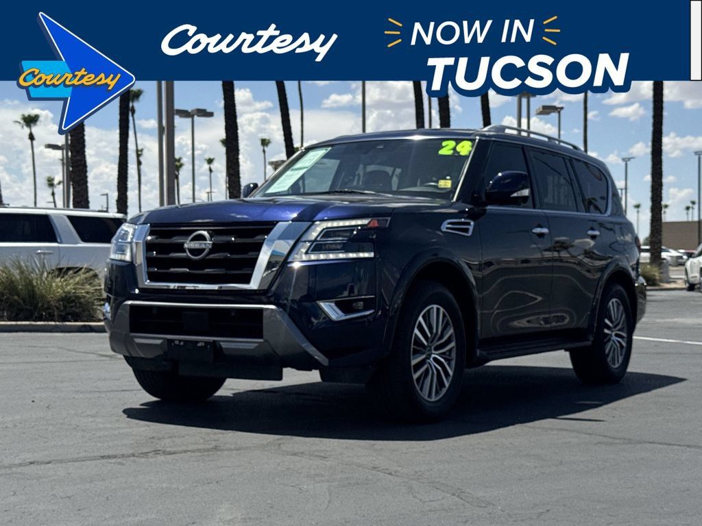 Used 2024 Nissan Armada SL w/ Captain's Chairs Package AWD/4WD image 1