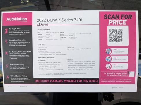 Used 2022 BMW 740i xDrive w/ M Sport Package AWD/4WD image 25